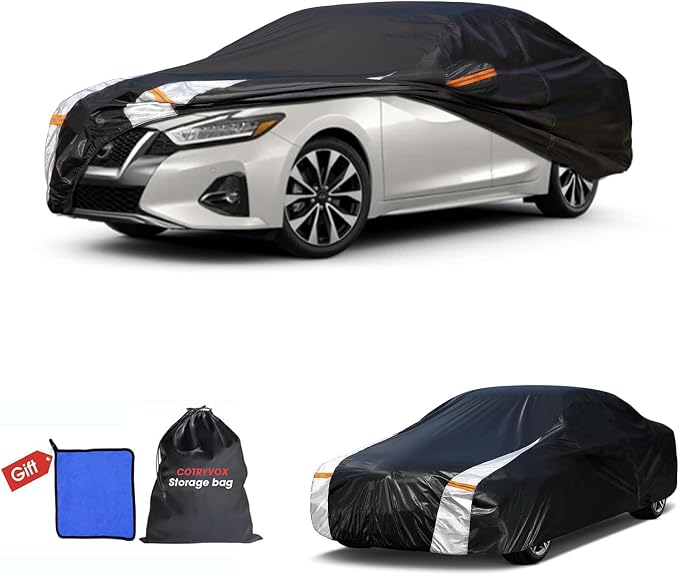 Nissan Maxima Car Cover 100% Waterproof All Weather, Gift by FocusonQualityServiceHear
