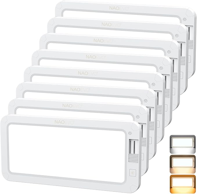 NAOEVO RV Lights Interior 2070LX, 1500LM RV LED Light Interior 12V, Camper by NAOEVO