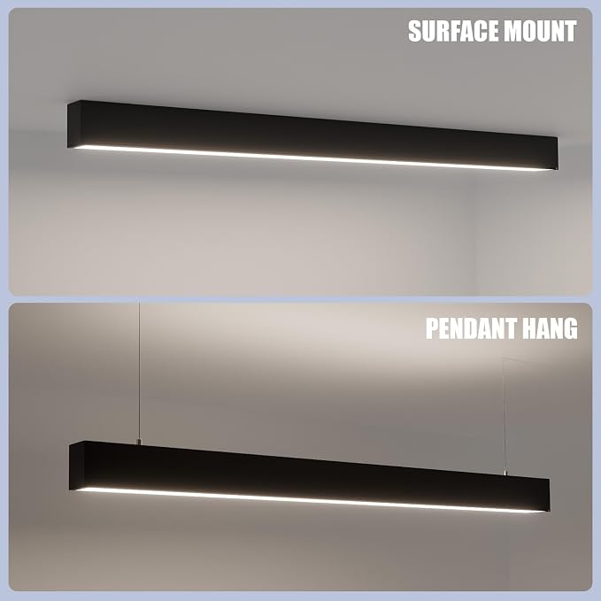 4FT LED Linear Light, 50/45/40/35/30W Up and Down Light, 3000/4000/5000K CCT - Image 7