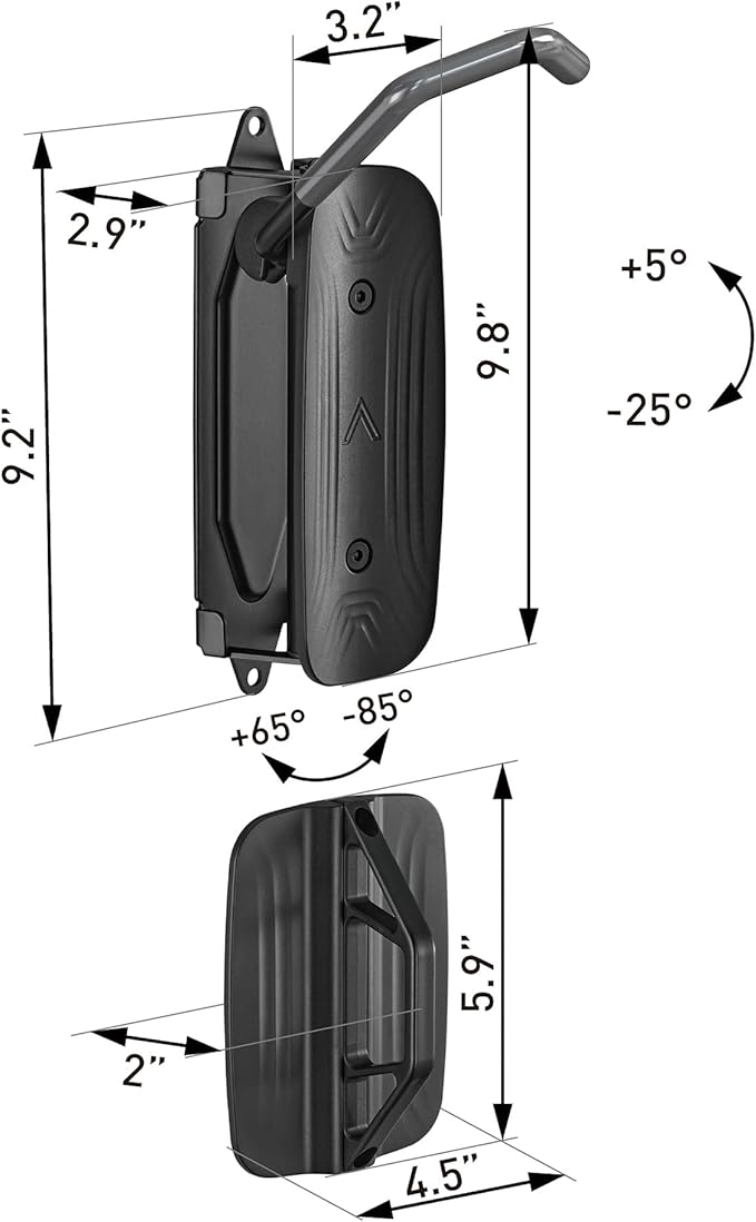 monTEK Swivel Bike Wall Mount – 4 Pack Garage Bike Hanger & Space-Saving - Image 9