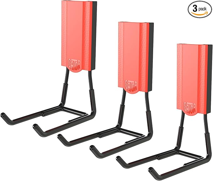 GATOR MAGNETICS Open Storage Hook: 4in Red 3-Pack, The Ultimate Workshop & by GatorMagnetics