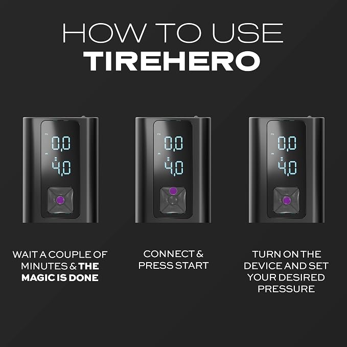 STATIK TireHero Car Tire Inflator Portable Air Compressor - Image 4