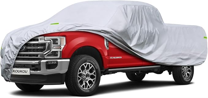 KouKou Truck Cover Waterproof All Weather, 6 Layers Full Pickup Cover Universal by focusonqualityservicehear