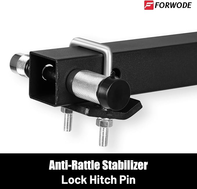 FORWODE Hitch Mount Bike Rack Fits 2 X 80 lbs Bicycle, Platform Bike Rack - Image 4
