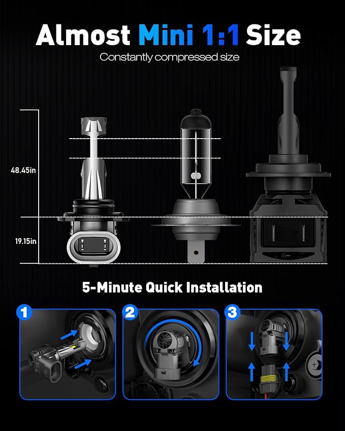 NOVSIGHT 9005 9006 Fog Light Bulbs - Image 7