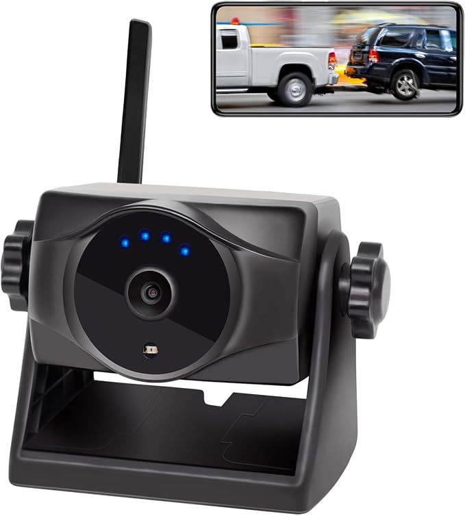 1080P Magnetic Wireless Backup Camera, 90 Days Standby Rechargeable Battery by INSEETECH