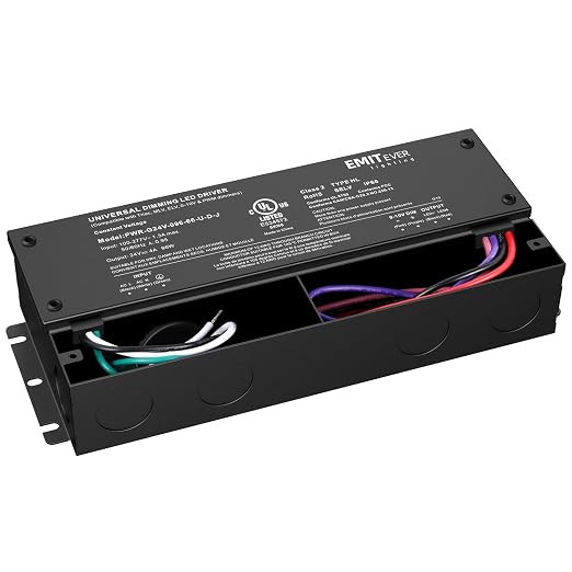 EMITEVER 96W Dimmable LED Driver, 24V Dimmable Power Supply, AC to DC - Image 9