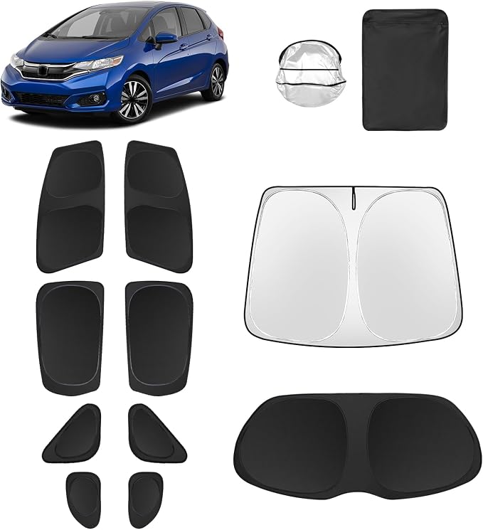 10pcs Car Window Shades for 2015-2020 Honda Fit Accessories, Windshield Side by Unknown