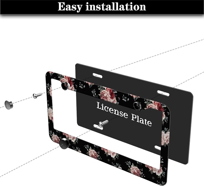 Fun License Plate Frame Protector License Plate Frames - Image 7