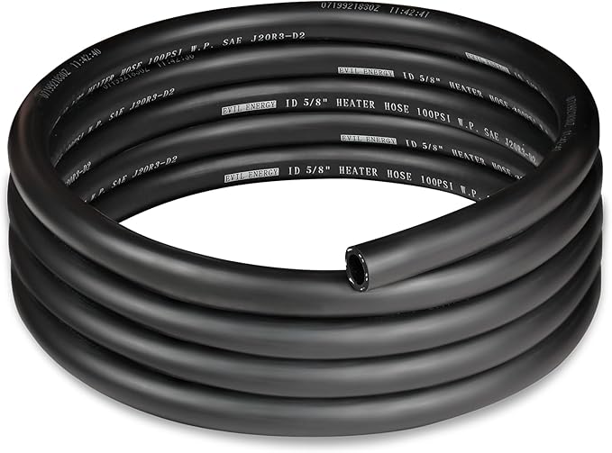 EVIL ENERGY 5/8" Heater Hose Coolant Radiator Straight 100PSI SAE 20R3 10FT by EVILENERGY