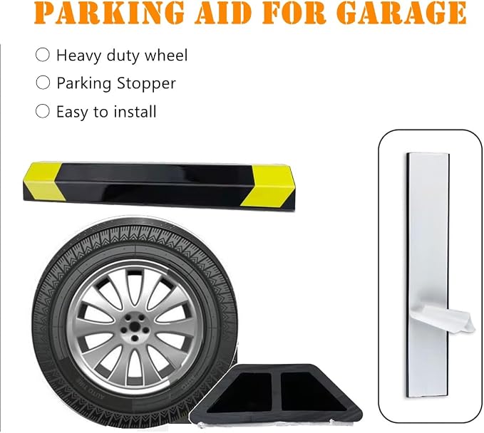 1 Pack 18" Parking Aid for Garage Heavy Duty, Car Parking Stopper for Garage 2 - Image 5