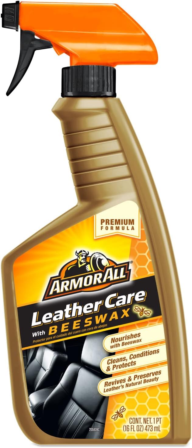 Armor All Car Leather Cleaner Spray, Beeswax Leather Care Spray - Image 6