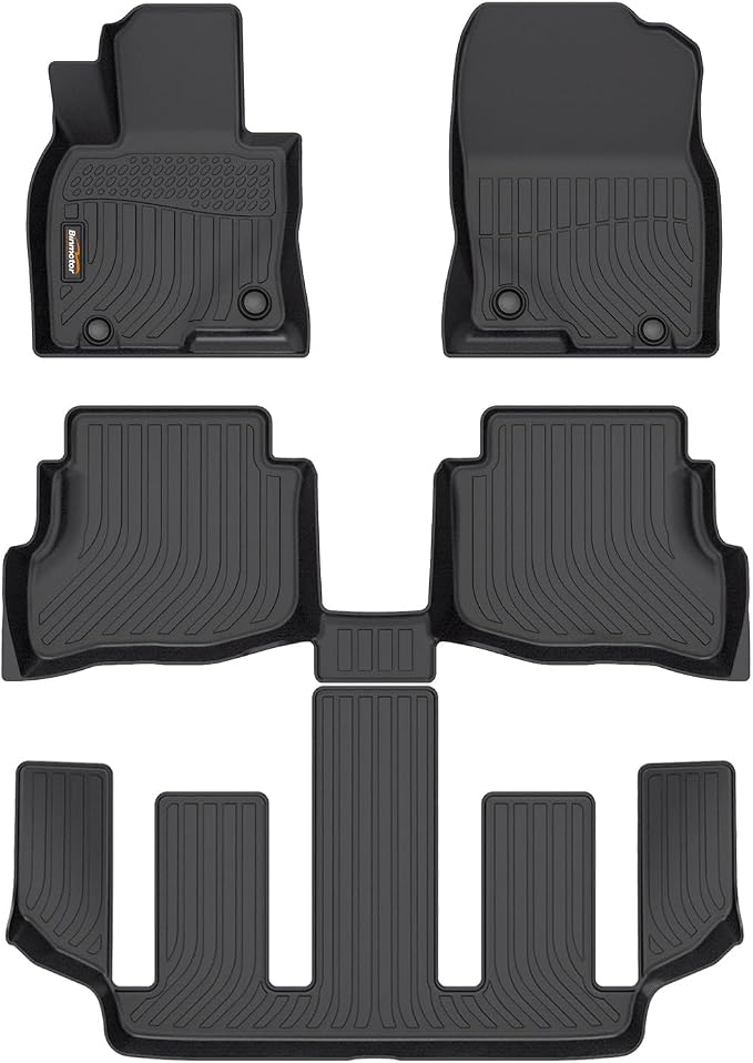 Binmotor-Floor Mats for 2020-2023 Mazda CX-9 6 Passenger, All Weather Car Floor by VisittheBinmotor
