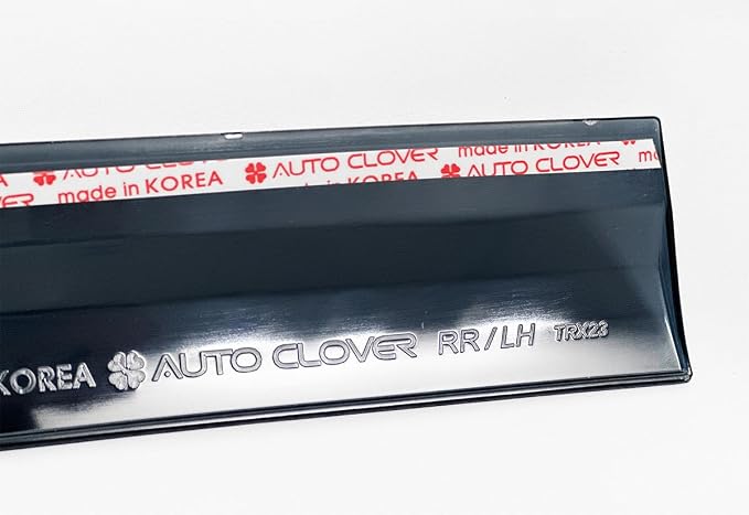 AUTOCLOVER Smoked Window Visor Sun Rain Vent Guard 4p - Image 5