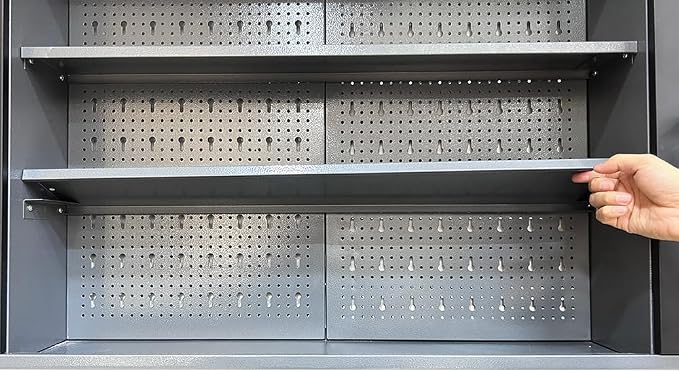 JZD Metal Storage Organization System, Hanging Closet, - Image 5