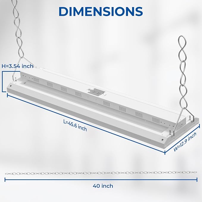 CINOTON 4FT 210W LED Shop Light - Image 9