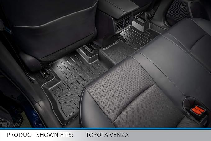 SMARTLINER Custom Fit All Weather 2 Row Floor Mats Liner Set Compatible - Image 4
