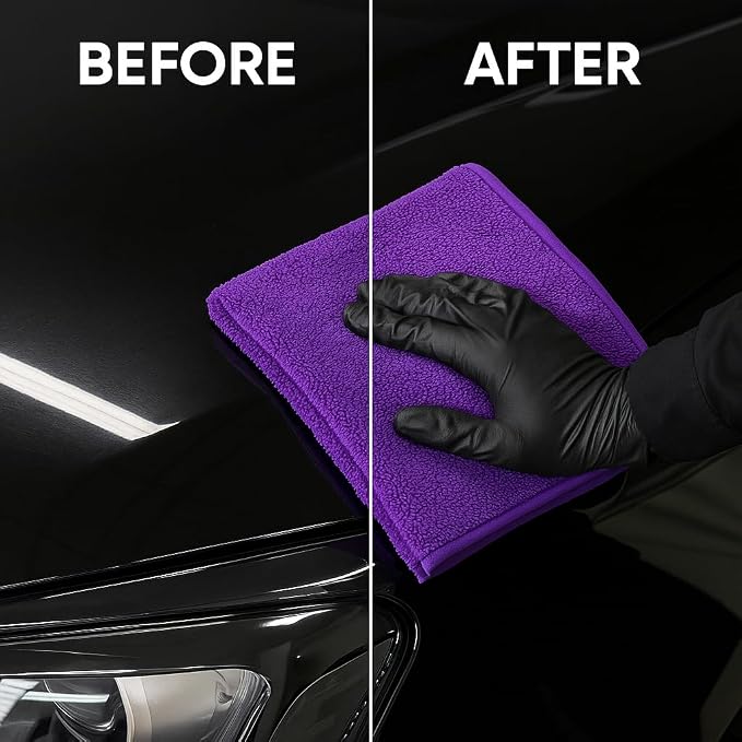 3 Pack Reusable Pak Details Micro Fiber Towels Car Detailing | 16x16 - Image 7