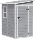 Greesum 5' x 4' Resin Weather Resistant Outdoor Storage Shed by BuynowfromGreesum