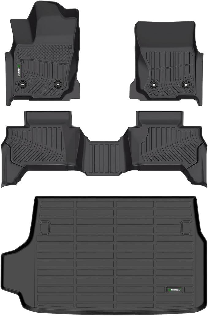 ANBINGO®Floor Mats Fit for Toyota 4Runner 2025 & Cargo Liner All Weather Mats by ANBINGO