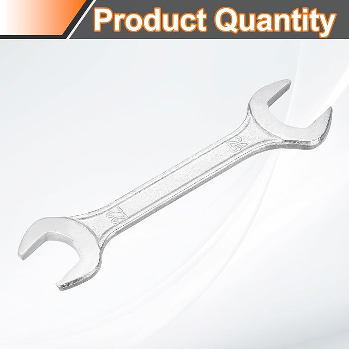 HARFINGTON Double Open End Wrench 22mm x 24mm Metric 15 Degree Offset Angle - Image 3