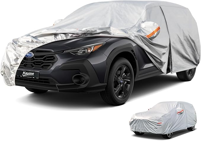 Kayme 6 Layers SUV Car Cover Waterproof All Weather, Outdoor Full SUV Cover by kayme