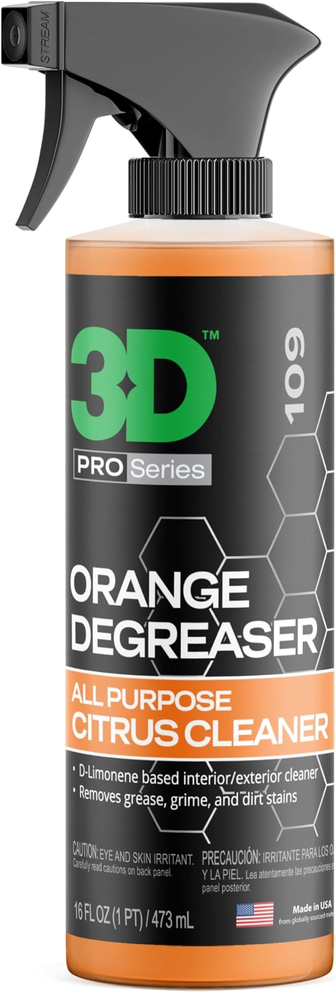 3D Orange Degreaser – Citrus-Based Car Cleaner by 3DCarCare