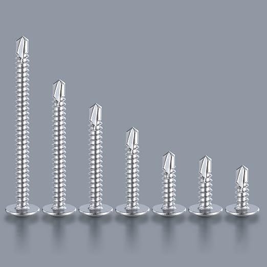 Wensilon（200pcs）#8×1”for Sheet Metal Self-Tapping Screws 410 Stainless Steel - Image 4