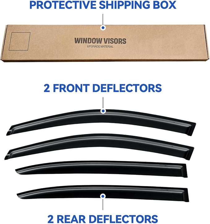 Window Visors Rain Guards Shield - Image 5