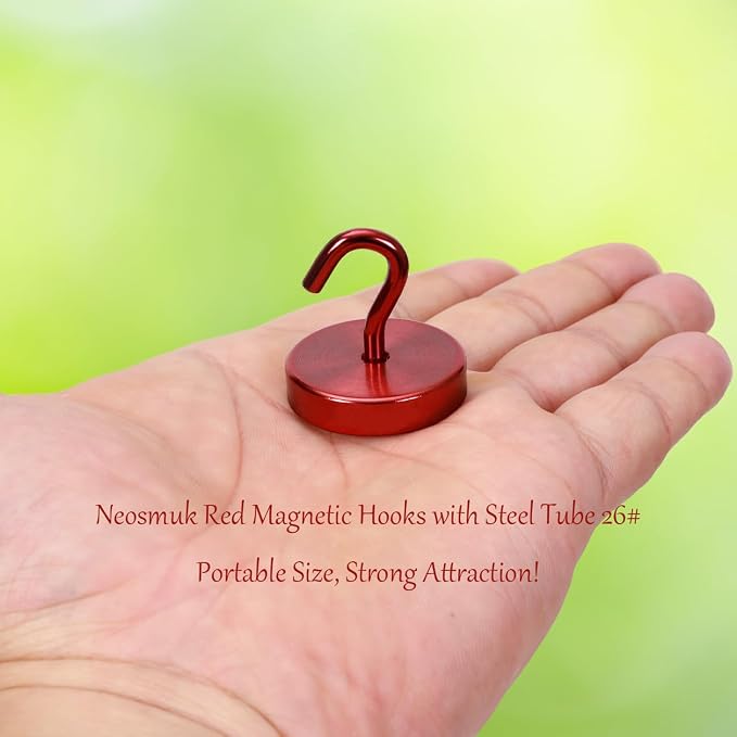 Neosmuk Magnetic Hooks, Cruise Ship Essentials, 100lb+ Heavy Duty Magnetic Hooks - Image 2