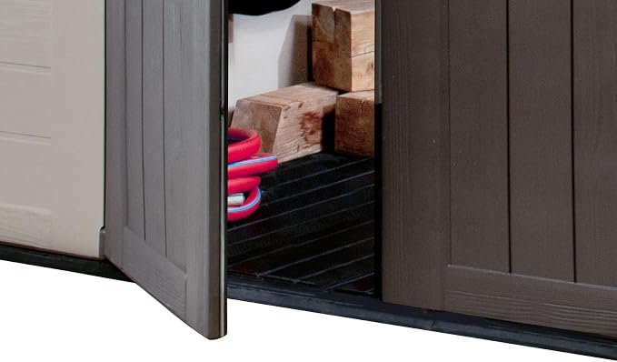 Keter Factor Large Resin Outdoor Storage Shed - Image 7