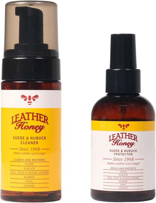 Leather Honey Suede & Nubuck Care Kit: Cleaner, Suede Brush & Eraser: Clean - Image 2