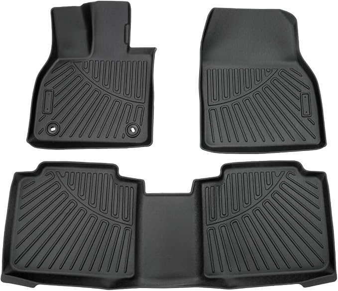 Powerty Floor Mats for Toyota BZ4X & Subaru Solterra 2023 2024 2025 Accessories by Powerty