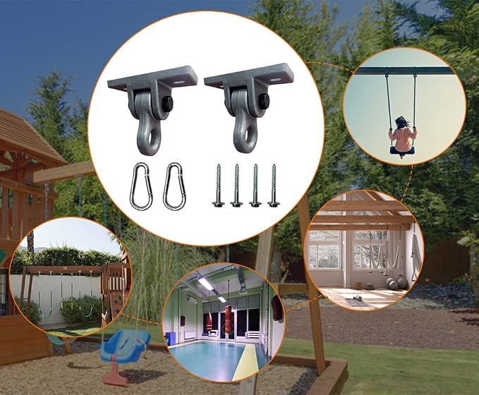 Heavy Duty Bronze Swing Hangers Screws Bolts Included Over 5000 lb Capacity - Image 3