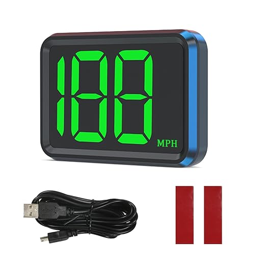 GPS Digital Speedometer for Car MPH, Universal HUD Speed Meter by Yenblow