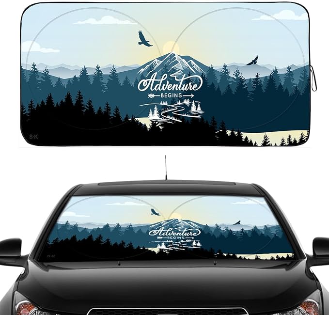 Gven Windshield Shade, Car Sun Shade by Gven