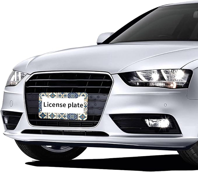 Boho Mexican Tile License Plate Frames - Image 6