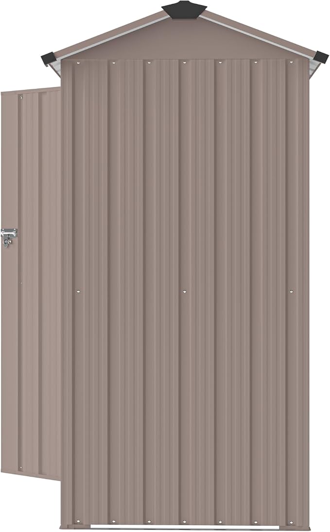 Outdoor Metal Storage Shed, Waterproof Garden Tool Shed - Image 9