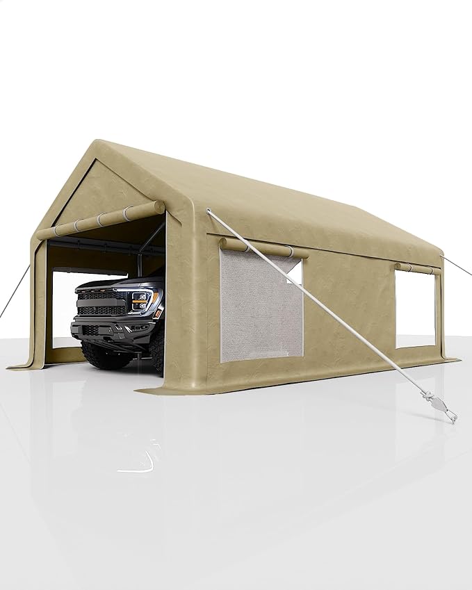 12x20 Ft Carport, Car Port by GarveeLife