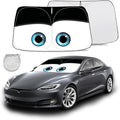 Gven Windshield Sun Shade for Tesla Model Y/3 Accessories 2025 Car Front Window by Gven
