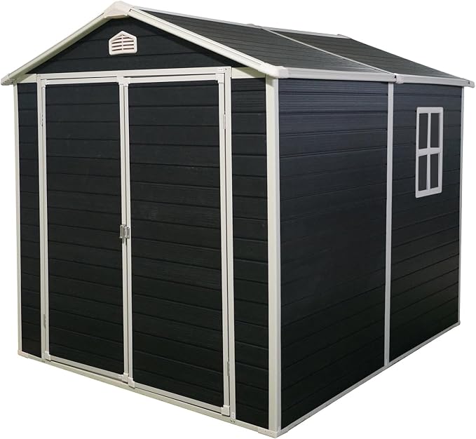6x8 FT Outdoor Storage Resin Shed - Image 7