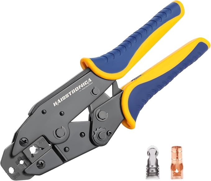 Haisstronica Crimping Tool for Spark Plug Ignition Wire, 8.5mm Ratchet Wire by HAISSTRONICA