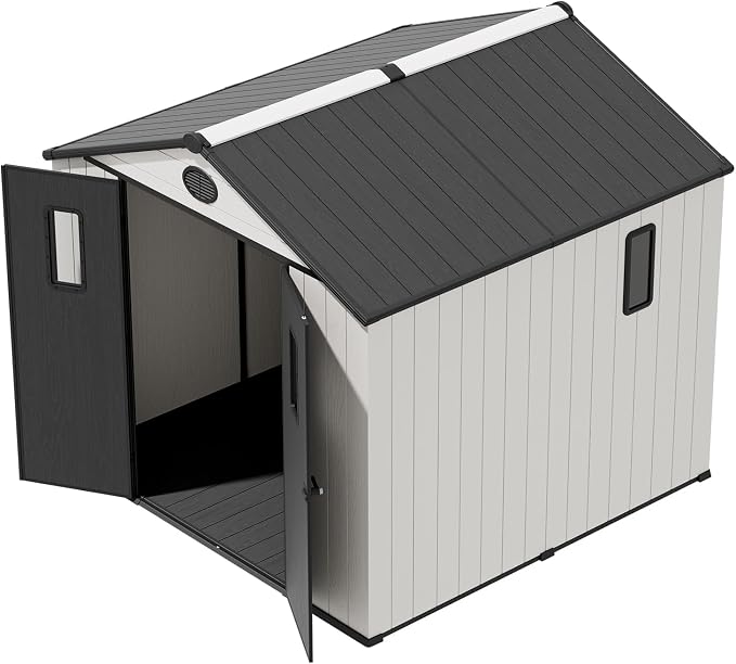 COOS BAY Resin Outdoor Storage Shed - Image 9