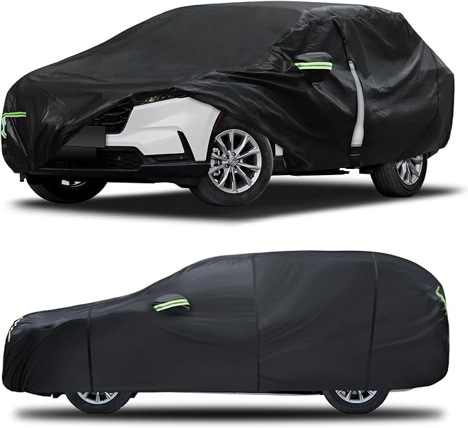 Car Cover Custom Fit for Honda CRV 1997-2025, Toyota RAV4 1996-2025, 6 Layers by Qualencey