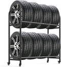 Hershii Tire Storage Rack Standing Garage Storage Shelf Organizer by Hershii
