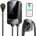 QIAO Level 2 EV Charger, Wi-Fi Bluetooth APP Enabled EVSE, 4.3in Display by QAOFUL