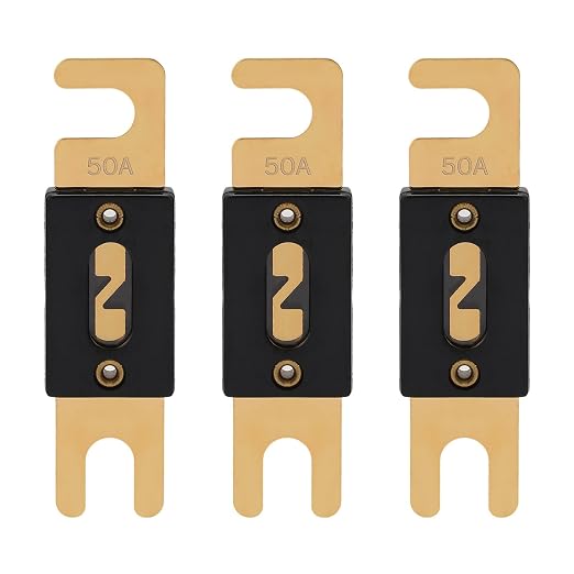 50A ANL Fuse 50 Amp Inline Blade Fuses 32V by VEXUNGA