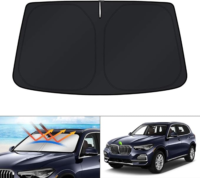 KUST Windshield Sun Shade for BMW X5 2019-2025 2026 Accessories Window Shade by KUST