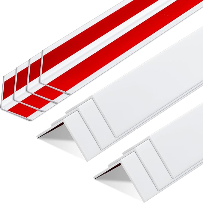 Sasylvia 10 Pcs Wall Corner Protector Guards, 1-1/8 x 36 Inches Self Adhesive by Sasylvia