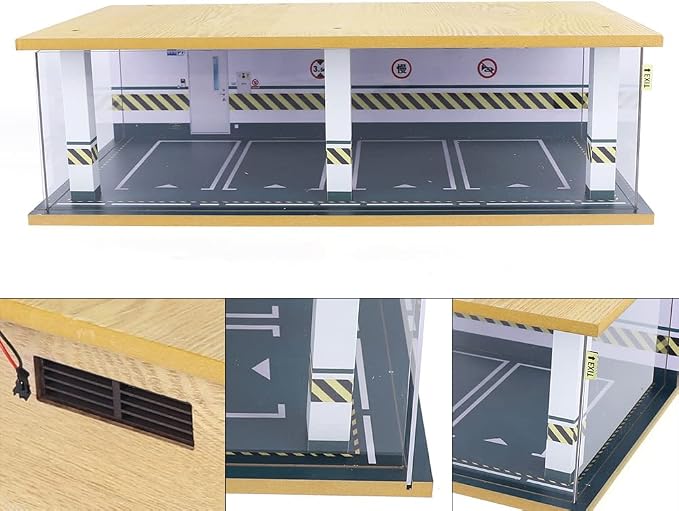1/24 Parking Garage Model Car Garage Display Case - Image 4